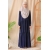 Ruffle Maxi - Navy